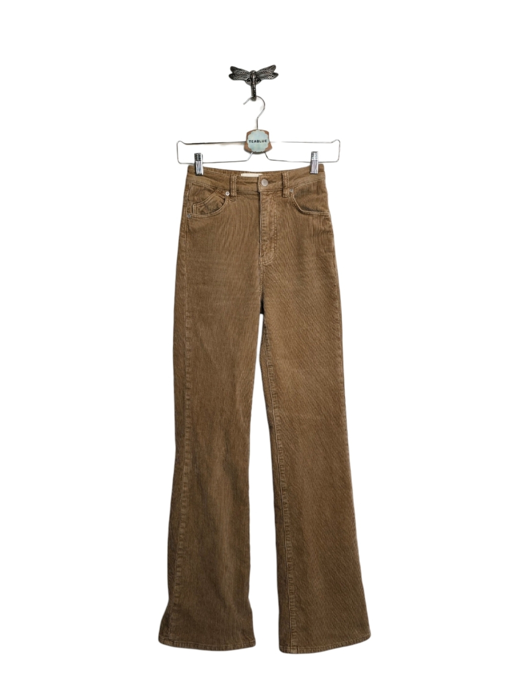 Rolla's Dusters Bootcut Corduroy Pants Size 24 High Rise Slim Bootcut Brown